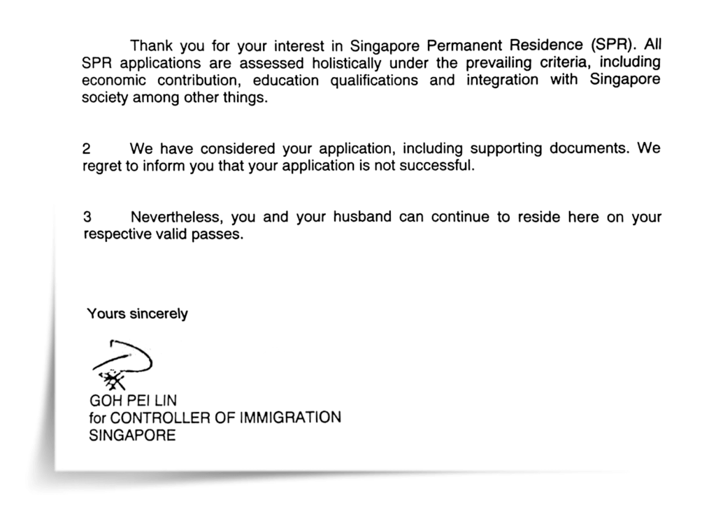 Employment Rejection